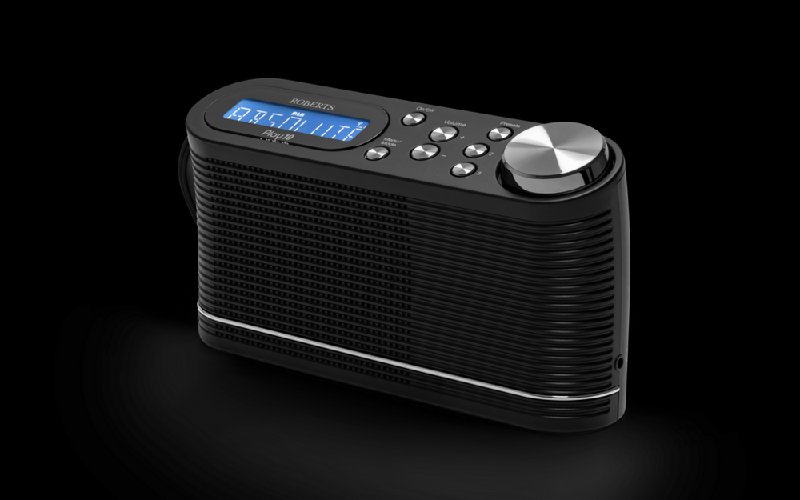 Roberts Play 10 Portable DAB/DAB+ and FM Radio - Black
