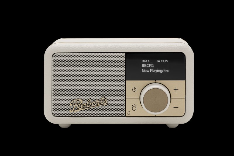 Roberts Radio Revival Petite 2 DAB+/DAB/FM RDS Portable Radio in Pastel Cream
