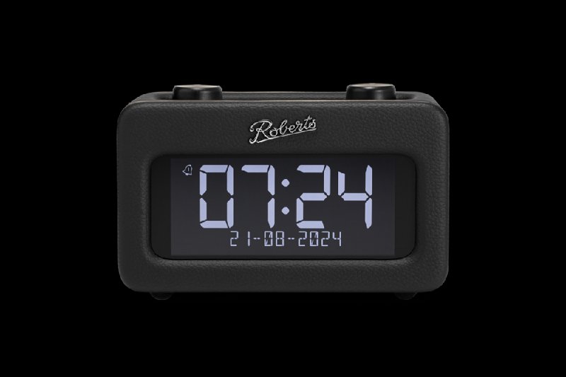 Roberts Revival Rest DAB+/FM Bedside Radio with Bluetooth and Alarms - Black