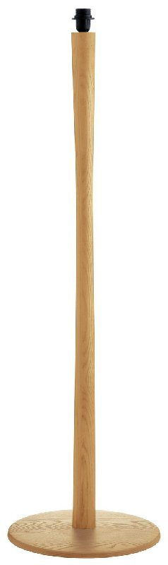 Habitat Pole Floor Lamp Base Only in Oak with E27 Fitting