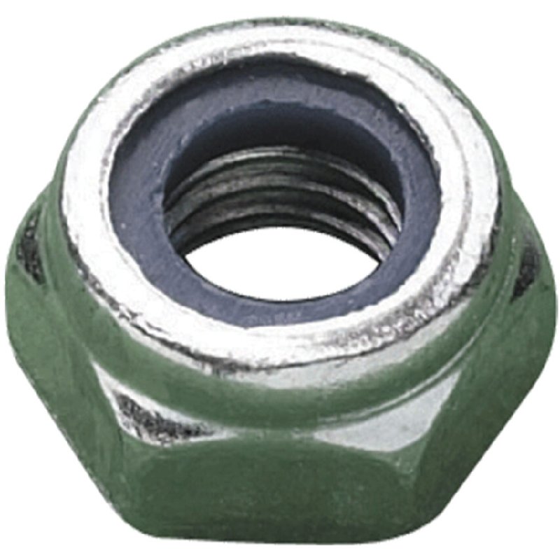 Metalmate M10 Type T Nylon Insert Nuts, Zinc Plated, Box of 200