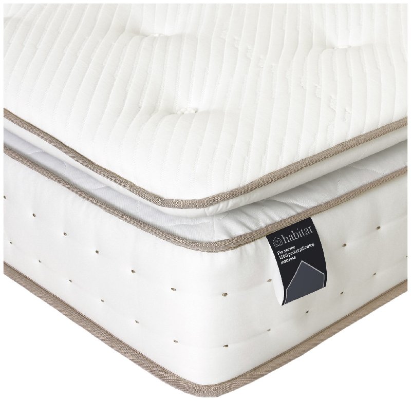 Habitat Pia Natural 1500 Pocket Pillowtop Mattress - Single Size