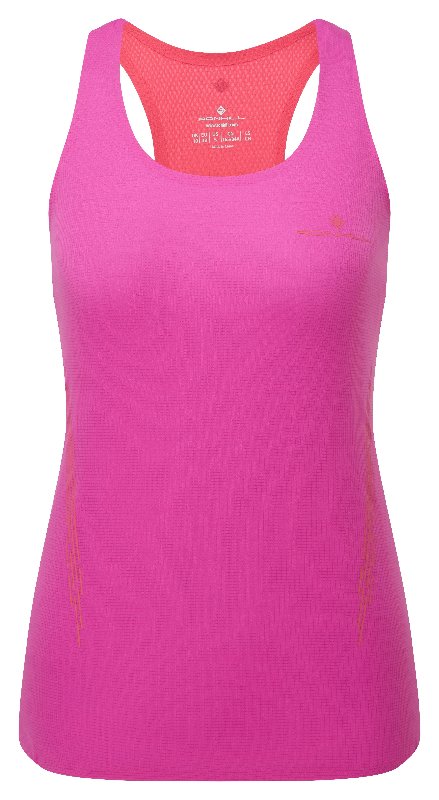 Ronhill Tech Race Women's Running Vest Tank Top in Pink