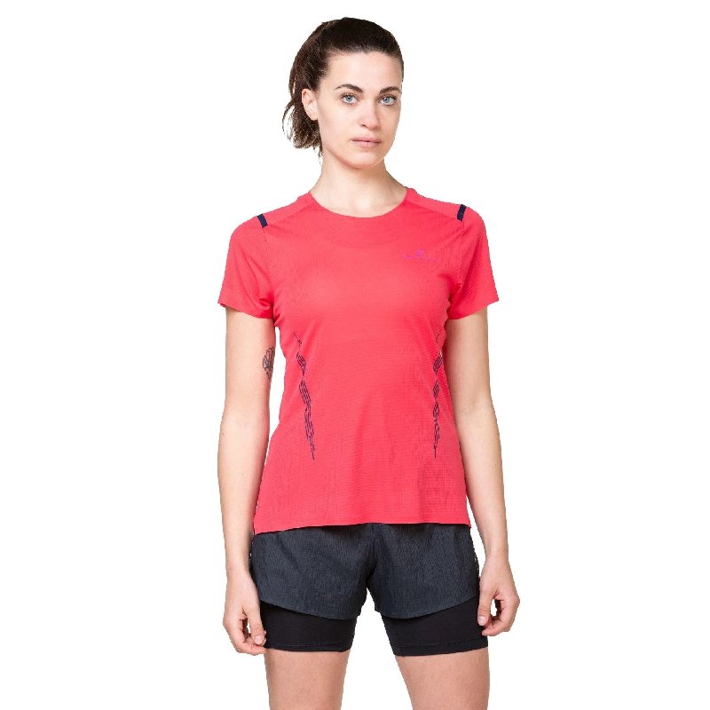 Ronhill Women's Tech Race Short-Sleeve Running T-Shirt - Pink (Sunset/Razzmatazz)