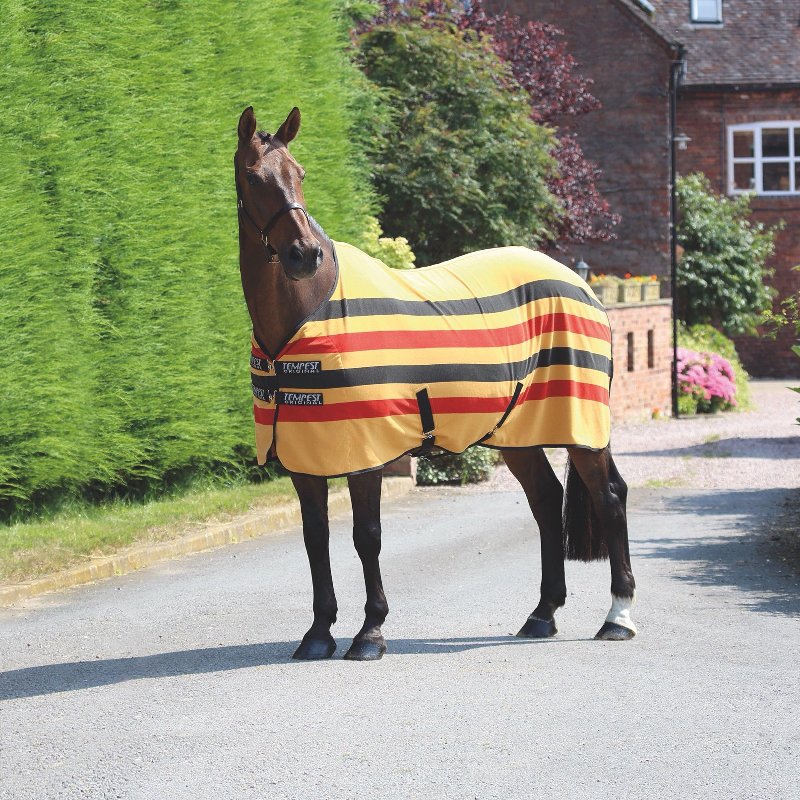 Shires Tempest Original Newmarket Fleece Rug, Newmarket Stripe