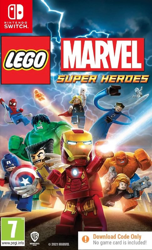 LEGO Marvel Super Heroes Code In A Box for Nintendo Switch