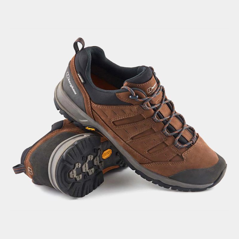 Berghaus Men's Fellmaster Active Gore-Tex Hiking Shoes - Brown/Orange