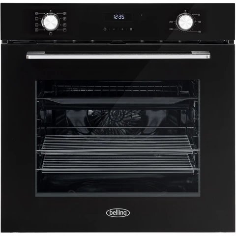 Belling BI603MFC BLK 72L Black Built-In Electric Single Oven with Catalytic Cleaning