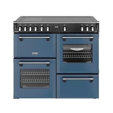 Stoves Richmond DX 100cm Electric Induction Range Cooker in Twilight Blue