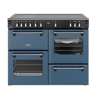 Stoves Richmond DX 110cm Electric Induction Range Cooker in Twilight Blue
