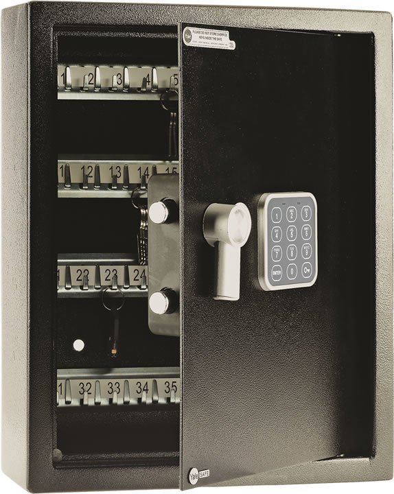 Yale Electronic Key Cabinet for 100 Keys with Digital Keypad