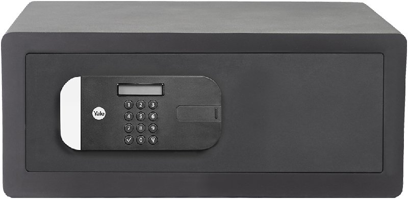 Yale Maximum Security Laptop Safe, Dark Grey, 200 x 480 x 350mm