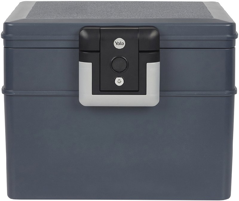 Yale Large 40.70cm Fire and Waterproof Chest in Dark Grey