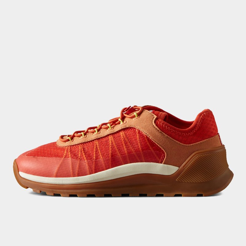Hunter Women's Travel Trainer Shoes in Red Tang