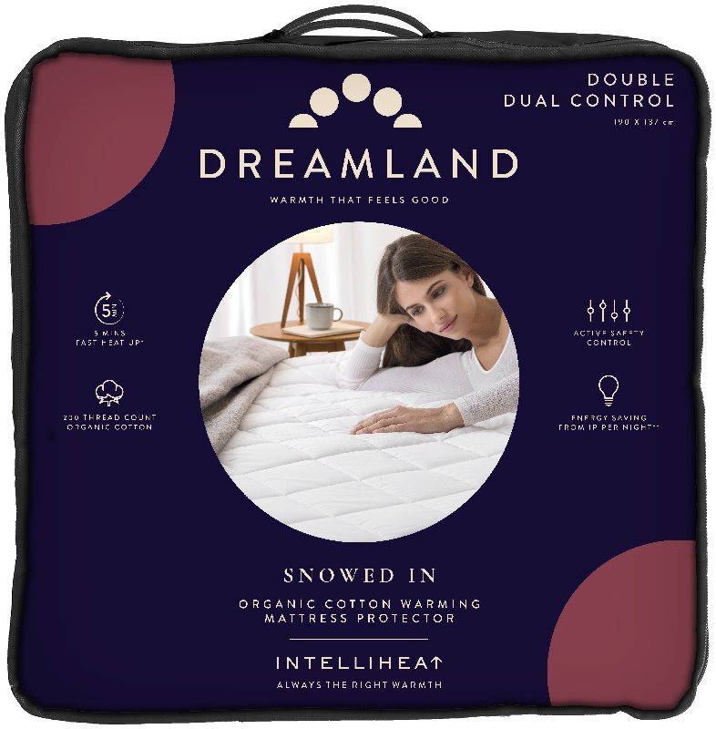 Dreamland Electric Mattress Protector DualControl Double Size