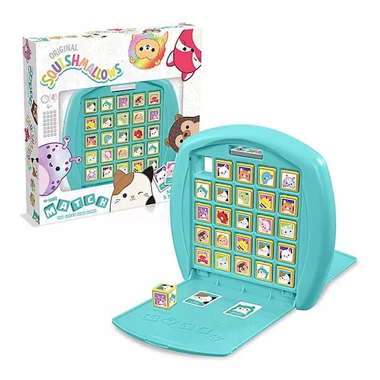 Squishmallows Top Trumps Match Board Game with 15 Characters