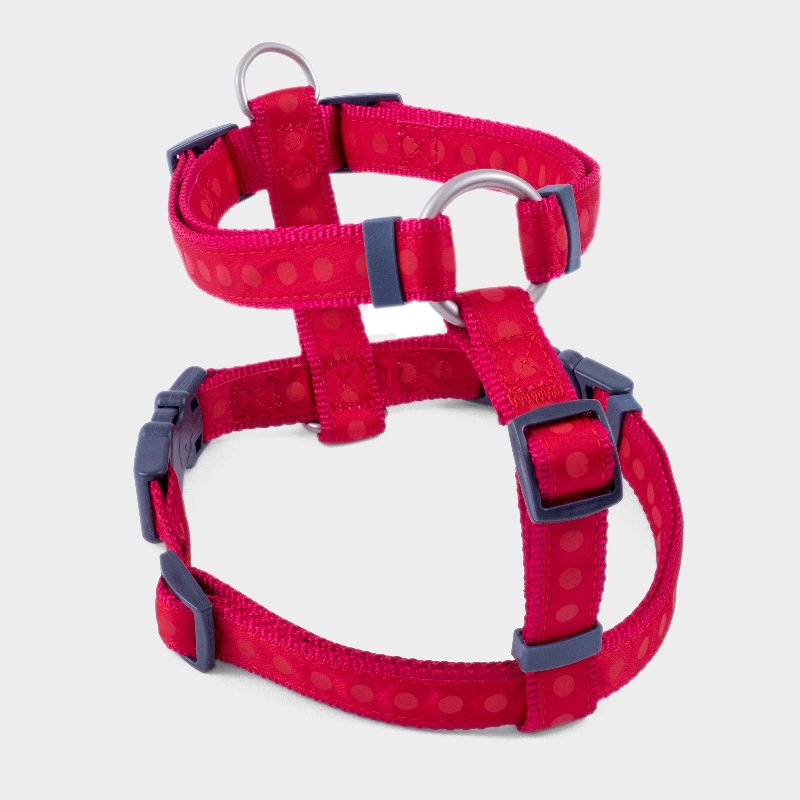 Petface Tonal Dot Harness Large Red