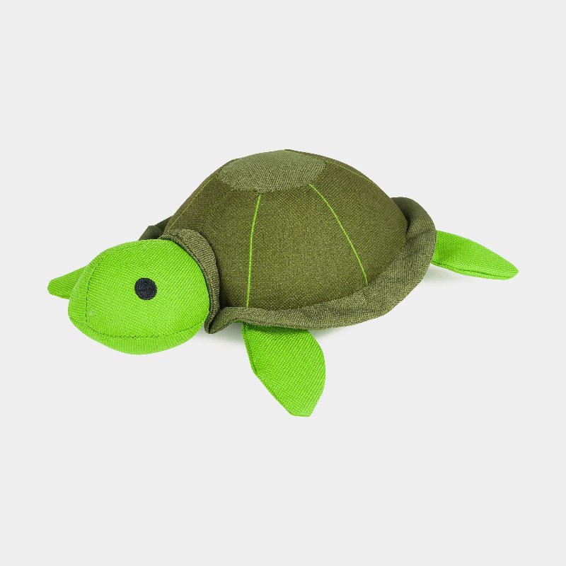 Petface Planet Tessi Turtle Plush Dog Toy with Squeaker