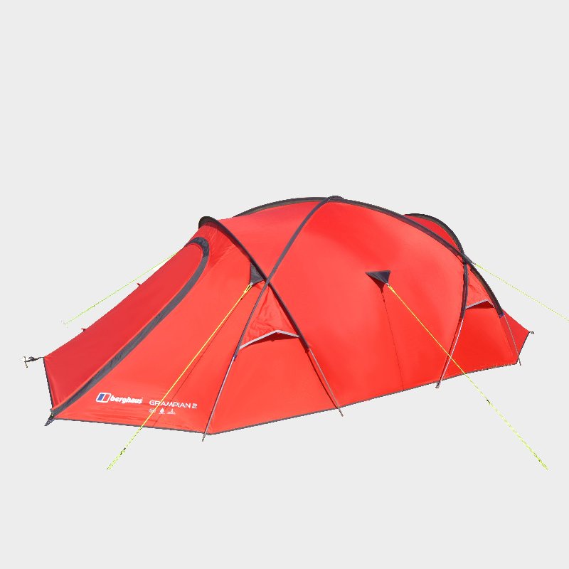 Berghaus Grampian 2 Two-Person Tent, Red
