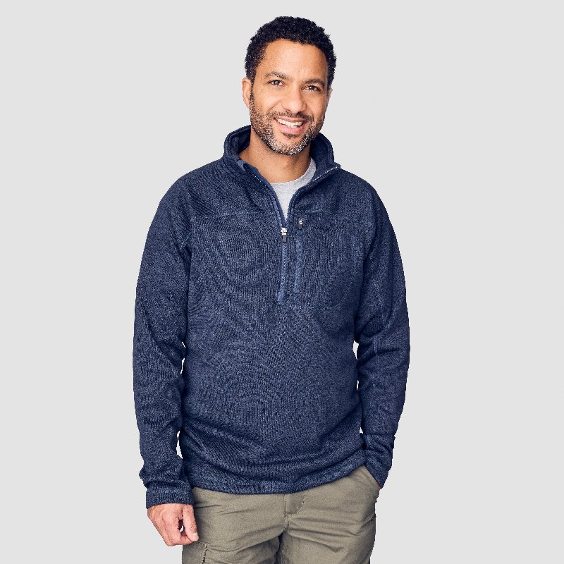Peter Storm Men's Hohokum Half Zip Fleece in Navy