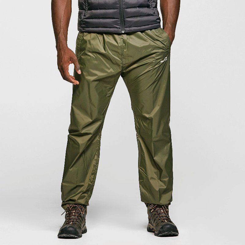 Peter Storm Men's Waterproof Packable Overtrousers in Green