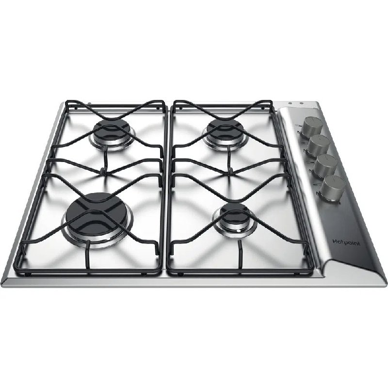 Hotpoint PAN642IXH 58cm 4 Burner Gas Hob in Stainless Steel