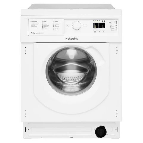 Hotpoint BI WDHG 75148 UK N White Integrated 7KG Wash 5KG Dry Washer Dryer - 1400 RPM