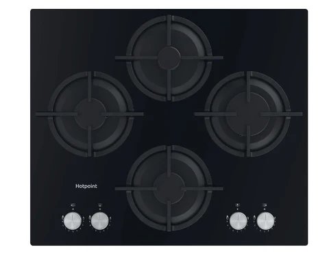 Hotpoint HGS 61S BK Black 4 Zone Gas Hob