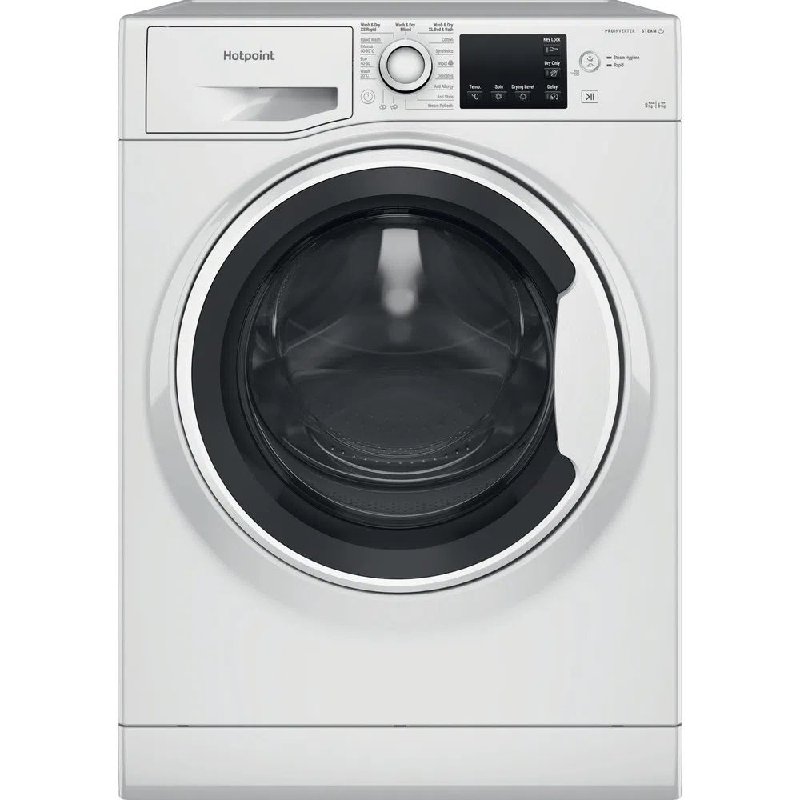 Hotpoint NDB 8635 W UK White 8kg Wash 6kg Dry Washer Dryer