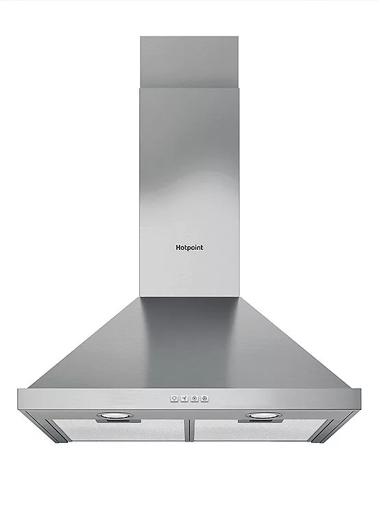 Hotpoint PHPN6.5 FLMX/1 Stainless Steel Cooker Hood with LED Lighting