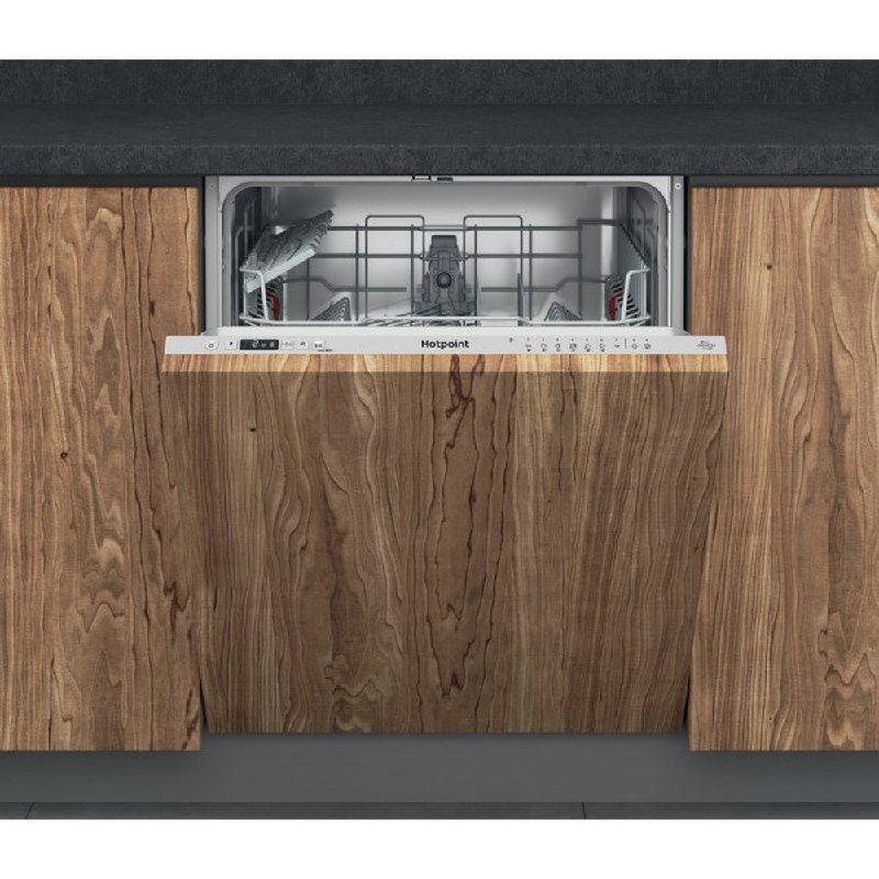 Hotpoint H2I HD526 UK Silver Integrated Dishwasher with 14 Place Settings