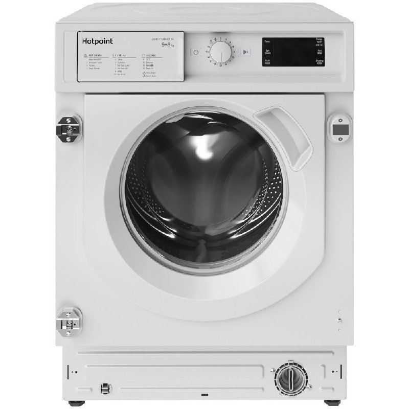 Hotpoint BI WDHG 961485 UK Integrated 9kg Wash 6kg Dry Washer Dryer - 1400 RPM