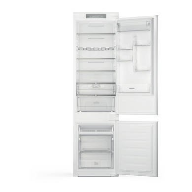 Hotpoint HTC20 T322 UK White Sliding Hinge Integrated Frost Free Fridge Freezer - 280L