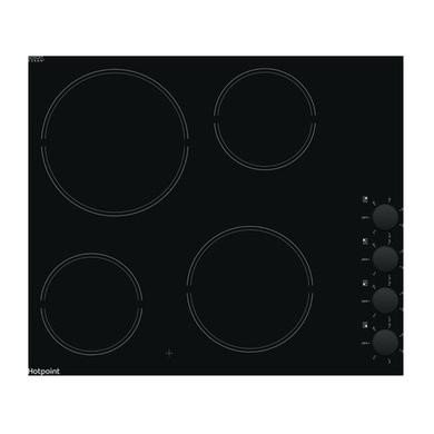 Hotpoint HR620RH 58cm 4-Zone Knob Control Ceramic Hob