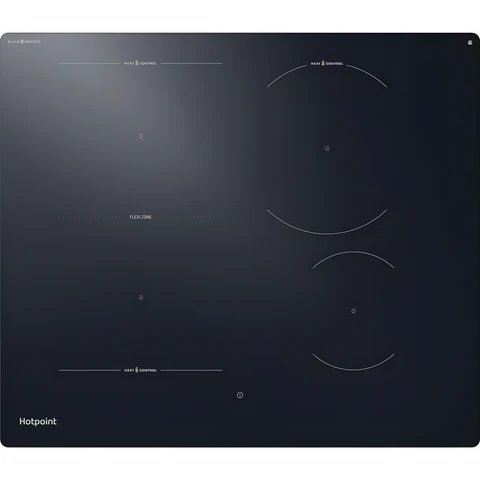 Hotpoint HTX6014DCF 60cm Induction Hob - Black with 4 Cooking Zones