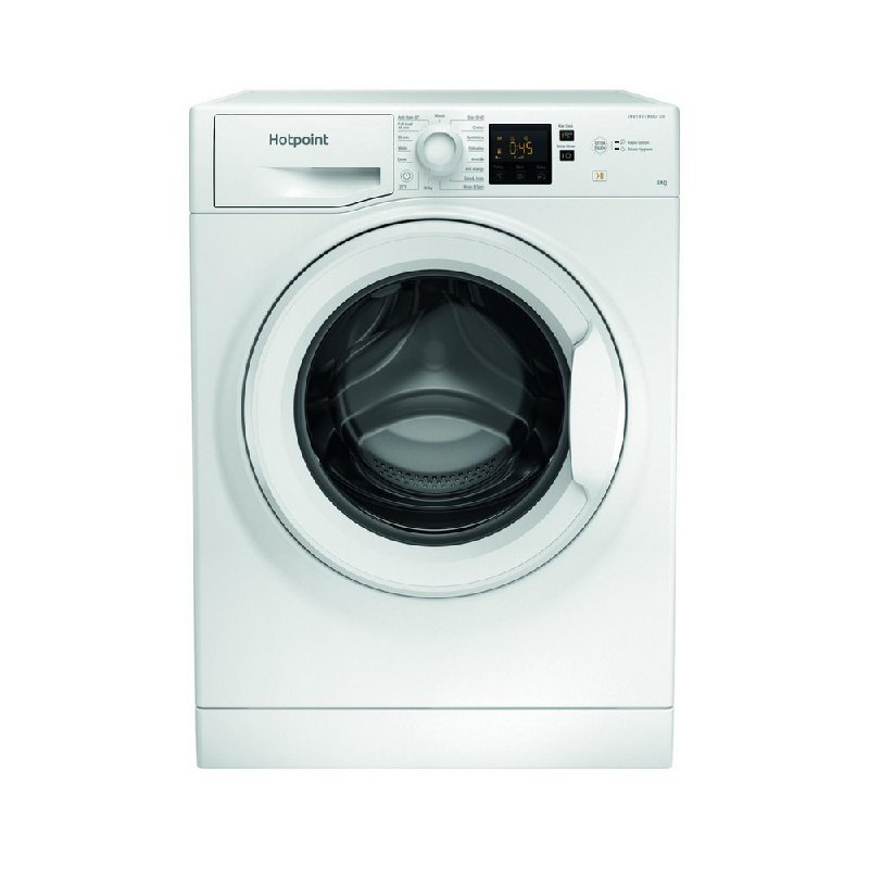 Hotpoint NSWF 846 W UK White Freestanding 8KG Washing Machine with 1400 RPM Spin