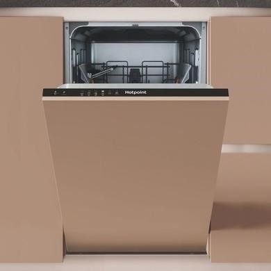 Hotpoint HP2IE10CS80UK Black 10 Place Setting Slimline Integrated Dishwasher - 47dB