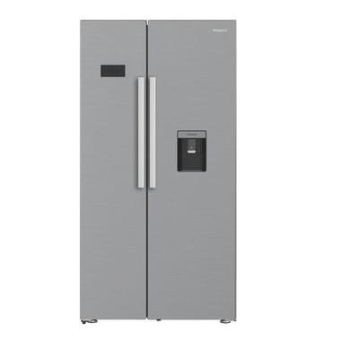 Hotpoint 588 Litre Side-By-Side American Fridge Freezer in Stainless Steel
