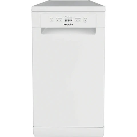 Hotpoint HP2FE10CS90WUK White Slimline Dishwasher, 10 Place Settings, 49 dB, E Energy Rating
