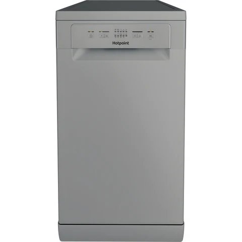 Hotpoint HP2FE10CS90SUK Silver 10 Place Setting Slimline Dishwasher
