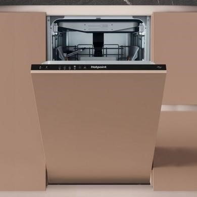 Hotpoint ActiveDry Integrated Slimline Dishwasher with Black Control Panel - 45cm, 10 Place Settings