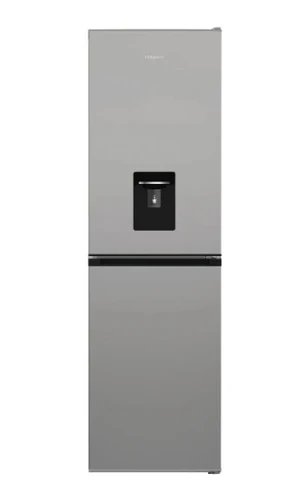 Hotpoint 270 Litre 50/50 Freestanding Fridge Freezer with Water Dispenser - Silver
