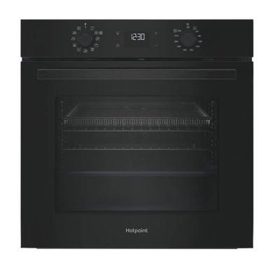 Hotpoint HO458HFBUK 71L Black Single Electric Fan Oven with Air Fry