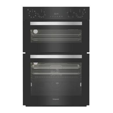 Hotpoint DIH82G1AB Built-In Electric Double Oven with Air Fry Function - Black