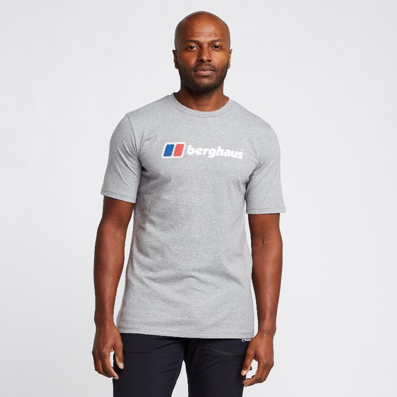 Berghaus Men's Big Classic Logo Tee Dark Grey