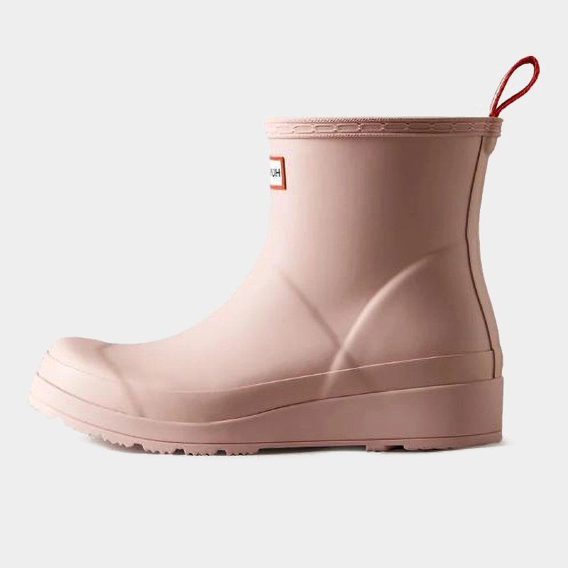 Hunter Women’s Play Short Wellington Boots in Pink