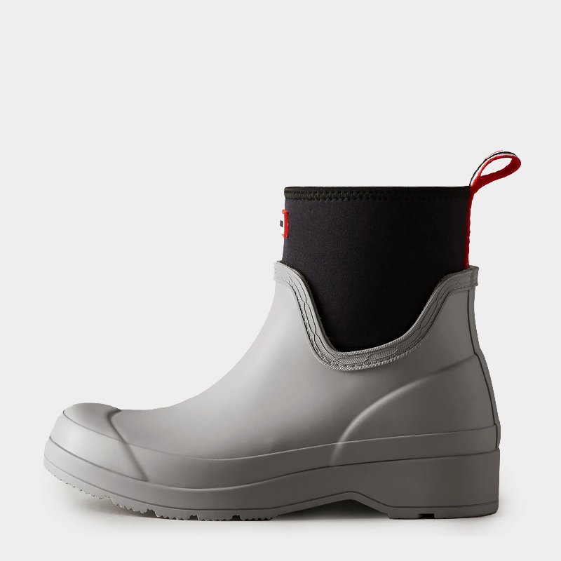 Hunter Women's Play Short Neoprene Boots in Grey