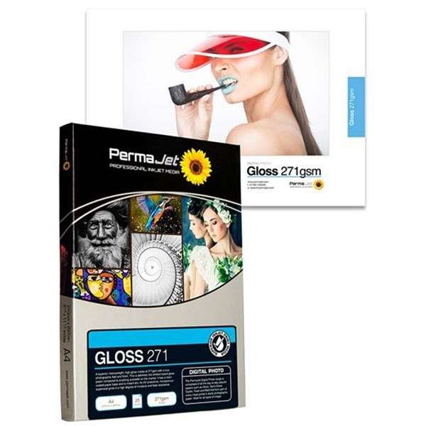 PermaJet 271 Gloss Photo Paper - 271gsm A4 1000 Sheet Trade Pack