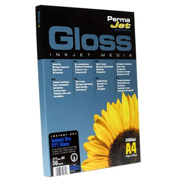 Permajet Gloss 271gsm Glossy Photo Paper A3+ - 25 Sheets