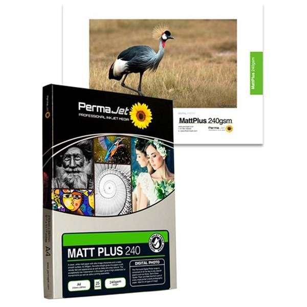 PermaJet Matt Plus 240gsm Alpha Cellulose Photo Paper, 6x4 Inches, 1000 Sheet Pack
